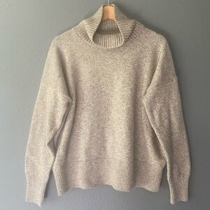 LOFT Taupe Knit Pullover